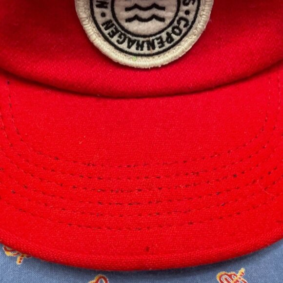 NORSE PROJECTS red wool baseball hat adjustable back - Picture 3 of 12